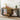 74" Dog Crate Furniture with 2 Feeder Bowls