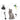 Cat Toys Simulation Bird interactive Sucker Feather Bird with Bell