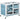 FREE USA SHIPPING!!4-10 Days Indoor Wood Rabbit Hutch with Wheels Waterproof Small Rabbit Cage, Light Blue