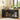 Large Corner Dog Crate Furniture for 2 Dogs, 59" Indoor Wooden Furniture Style Dog Kennel House with Double Rooms, Drawers