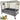 Extra Large Heavy Duty Stacker Breeding Breeder Parrot Aviary Bird Rolling Cage with 1/2"Bar Spacing (Black Vein,Single Stacker)