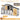 Outdoor Chicken Coop 2 Story Weatherproof Hen Houses Wooden Poultry Coops for 2-3 Chickens with Wheels and Run Rabbits Hutch, Le