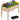 1pc Raised Garden Bed 48x24x30in Elevated Wooden Horticulture Planter Box with Legs Standing Growing Bed