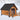Dog House Outdoor,Dog Kennel Outside for Large Breed,Weatherproof Large Dog Shelter with Anti-Chewing Iron Frame