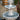 FREE USA SHIP! 4-9 DAY 3-story outdoor fountain, independent water leaf design, large bird bath with pump