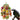 Parrot Toys Corn Heart Vine Ball Bird Supplies Wooden Factory Wholesale Bird Toys