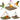 Woven Bird Hammock Woven Grass Bird Hammock Toy Adjustable Chain Ring Comfortable Rocking Toy Bird Accessories For Parrot & Bird