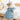 New Denim Dog Dresses Flying Sleeves Blue Color Cat Party Outfits with Leash Ring Cute Small Dog Apparel for Chihuahua