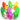 1pcs Rubber Squeak Toy for Dog Screaming Fruit Pig Chew Dog Toys Tooth Grinding