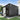 9.5'x7.5' Shed Outdoor Storage Shed  Triple Lockable Door Metal Storage Cabinet with Slopping Roof for Tools Bicycles Storage