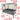 Extra Large Heavy Duty Stacker Breeding Breeder Parrot Aviary Bird Rolling Cage with 1/2"Bar Spacing (Black Vein,Single Stacker)
