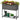 Raised Garden Beds Outdoor with Legs Handmade Wicker Planter with Removable Liner Storage Shelf Elevated Garden Bed