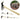 Garden Hand Rake Tool with Wooden Handle Dual-purpose Hoe Garden Hand Hoe & Tiller for Digging Weeding Gardening and Cultivating