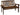 Wood Outdoor Bench, 2-Person Garden Bench With Cupholder Armrests, Slatted Seat And Backrest, Park Bench For Patio, Porch,